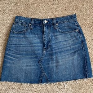 Madewell denim skirt size 29